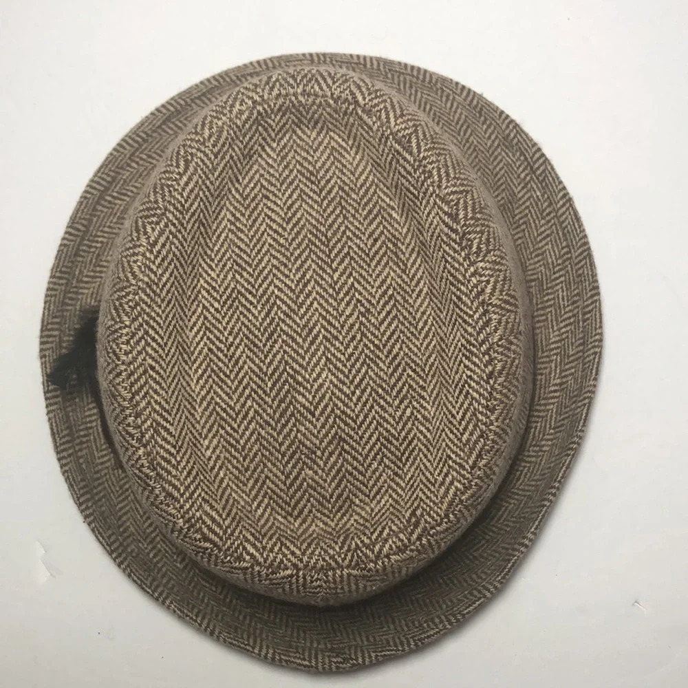 San Diego Hat Co. Men’s Herringbone Fedora Hat - Picture 6 of 10